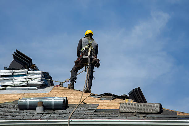 Professional Storm Damage Roof Repair technician working in Pen Argyl, PA